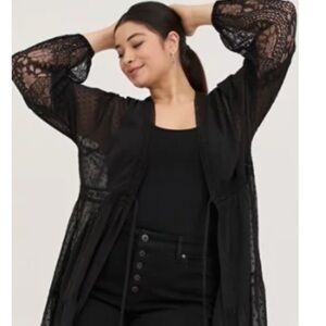 Long Sleeve, front tie tunic